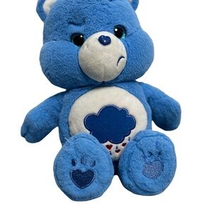 Grumpy Bear Care Bears soft blue plush toy